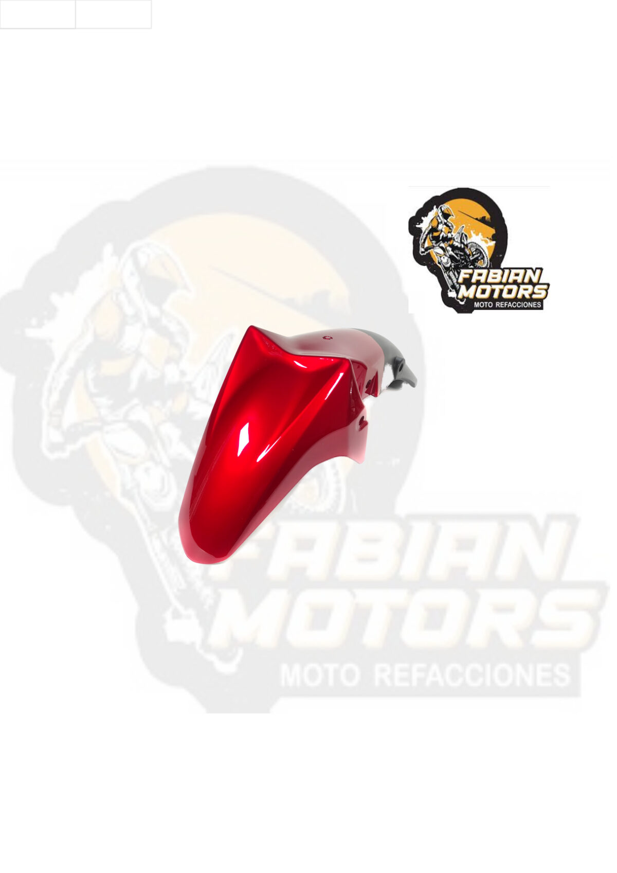 SALPICADERA DELANTERA ROJA P/ CB1