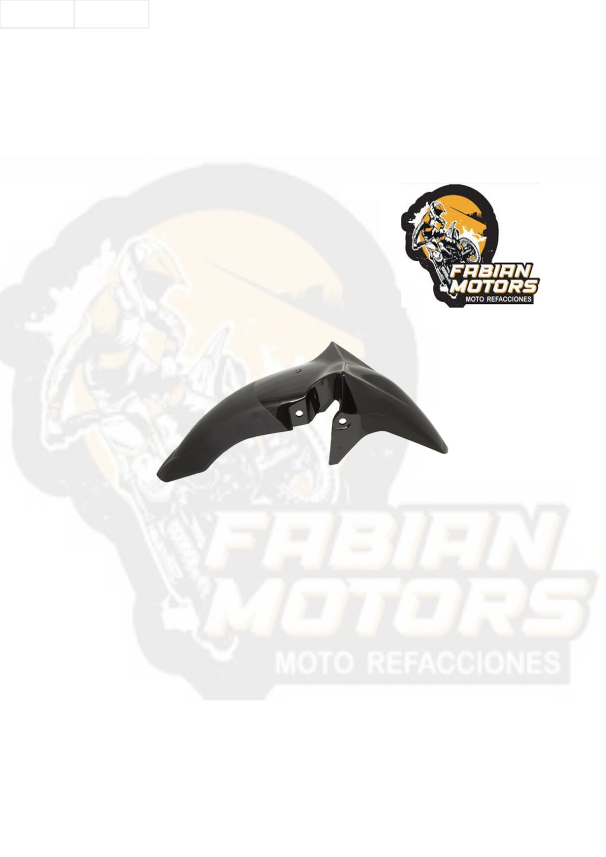 SALPICADERA DELANTERA NEGRA P/ CB1