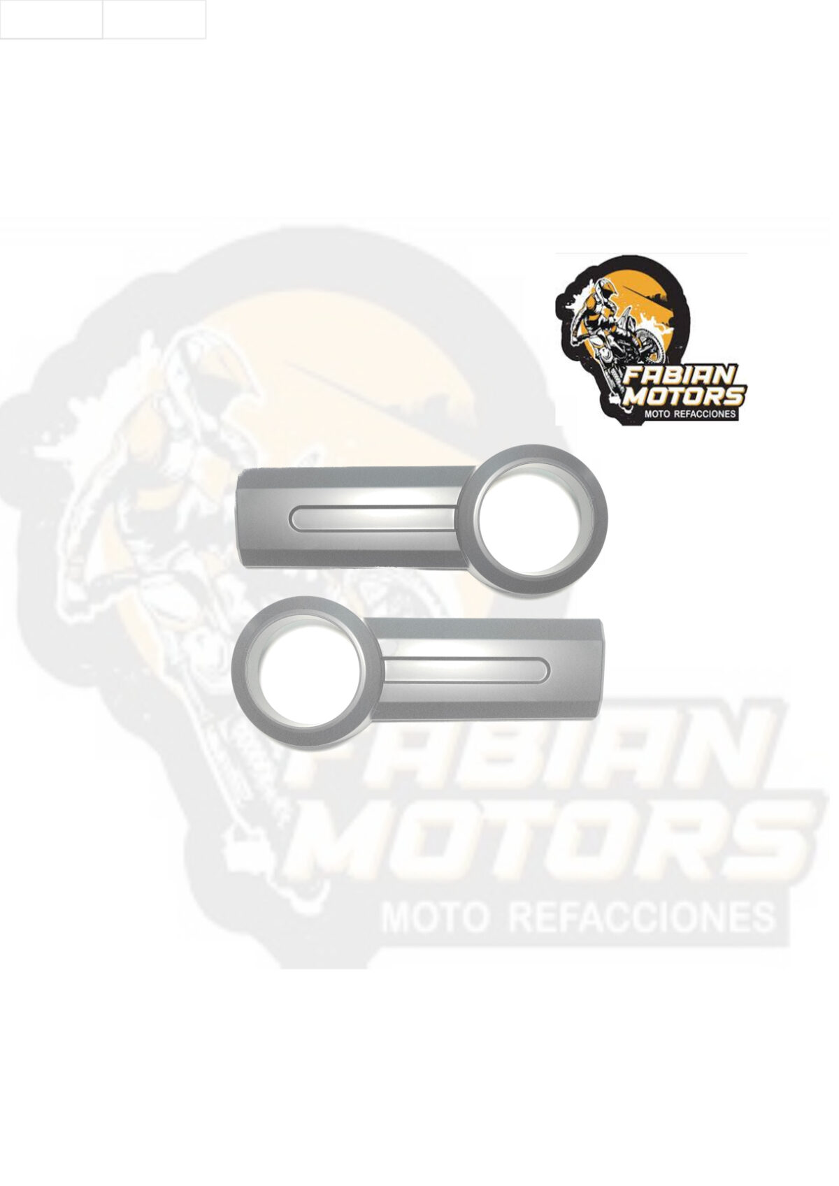 TAPAS LATERALES DECORATIVAS GRISES P/ NAVI-110 (PAR)