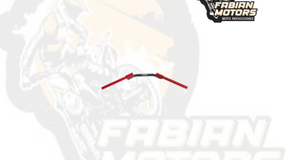 MANUBRIO TECHX2 ALUMINIO RACING ROJO