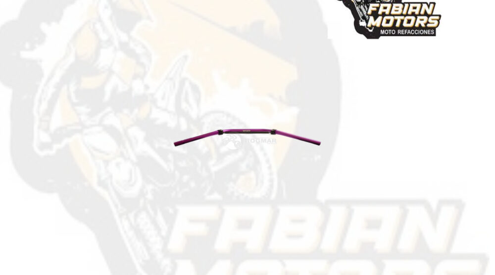 MANUBRIO TECHX2 ALUMINIO TIPO CROSS MORADO