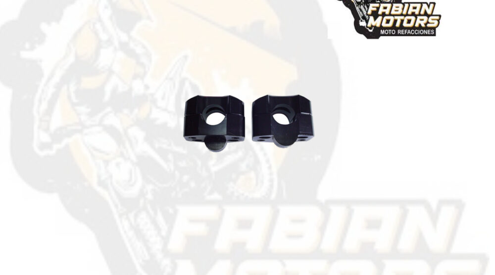 SOPORTE MANUBRIO SUNGO UNIVERSAL NEGRO 22.2MM (JUEGO)