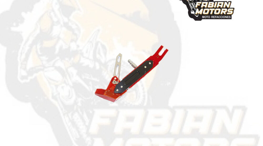 PATA LATERAL UNIVERSAL ALUMINIO ROJA