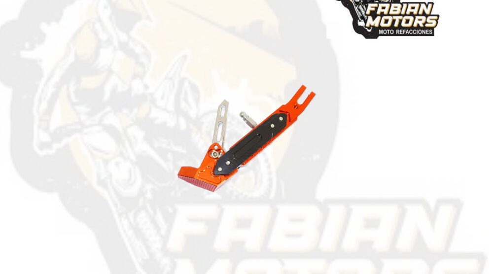PATA LATERAL UNIVERSAL ALUMINIO NARANJA