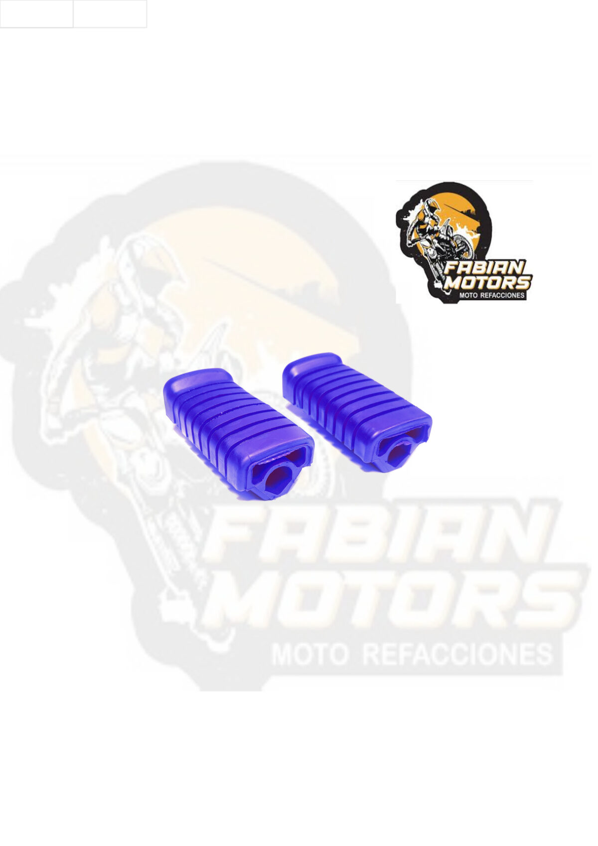 HULE BARRA POSAPIE AZUL P/ FT-150 (PAR)
