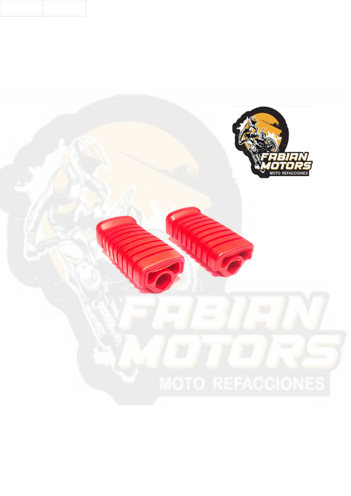 HULE BARRA POSAPIE ROJO P/ FT-150 (PAR)