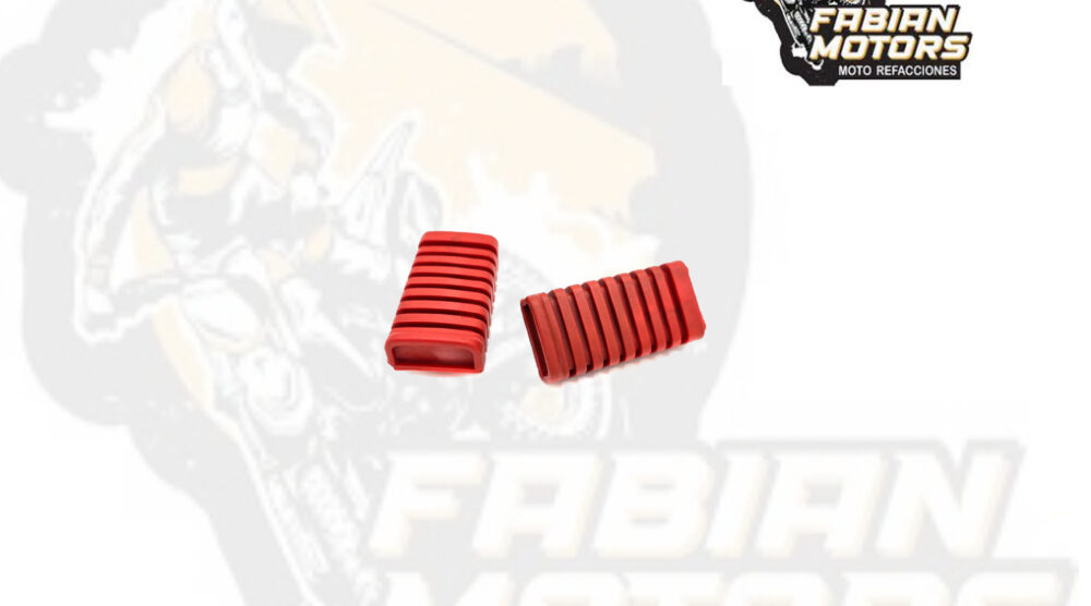 HULE BARRA POSAPIE ROJO P/ FT-125 (PAR)