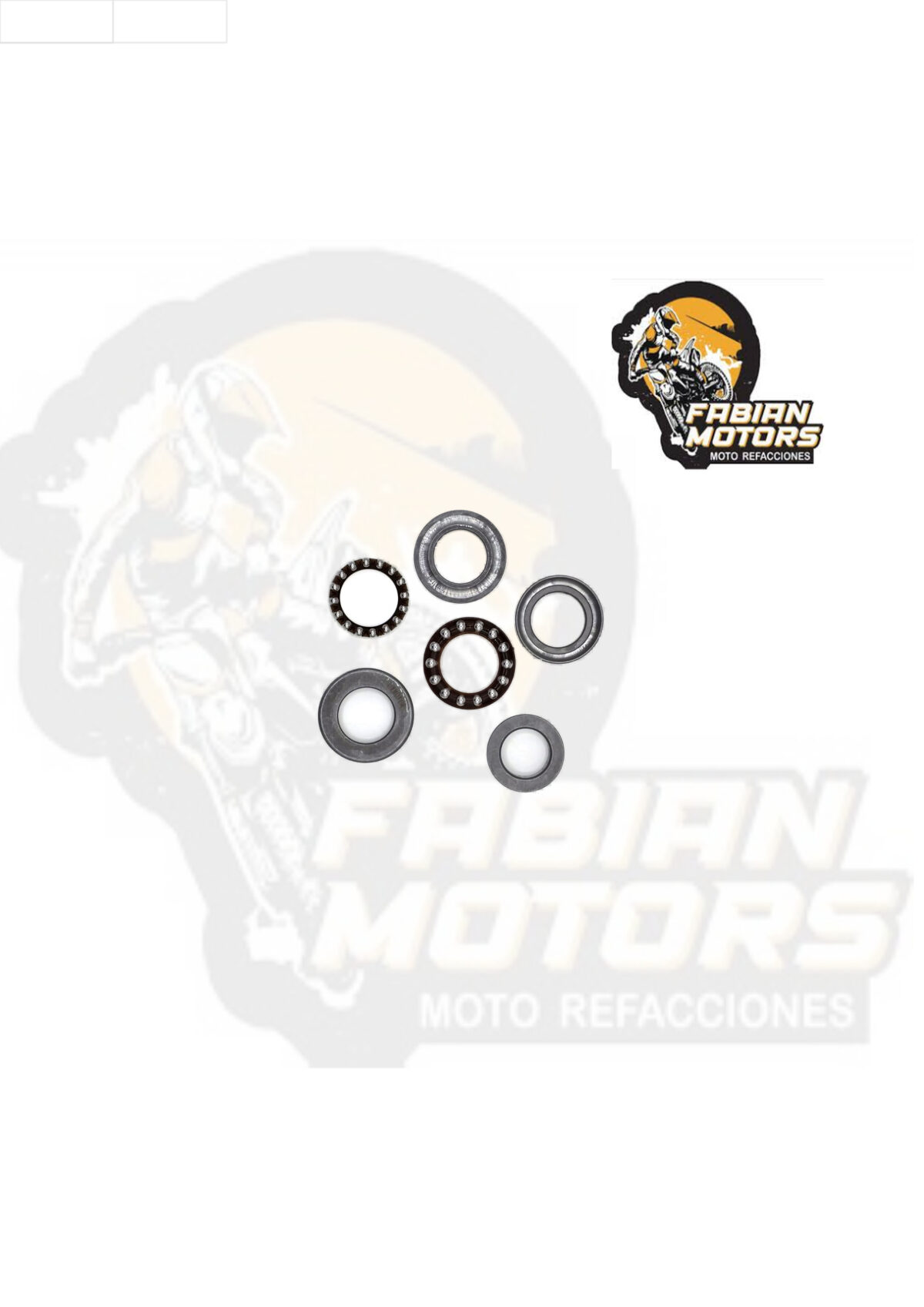 BALEROS TELESCOPIO DIRECCION P/ GN-125F (JUEGO)