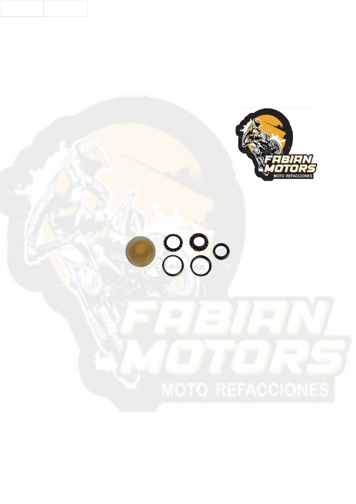 BALEROS TELESCOPIO DIRECCION P/ NXR-125/150 BROS (JUEGO)
