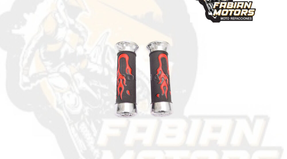138-000006 PUÑOS UNIVERSAL CHOOPER AGUILA C/FLAMAS NEGRO/ROJO (JUEGO) TWN