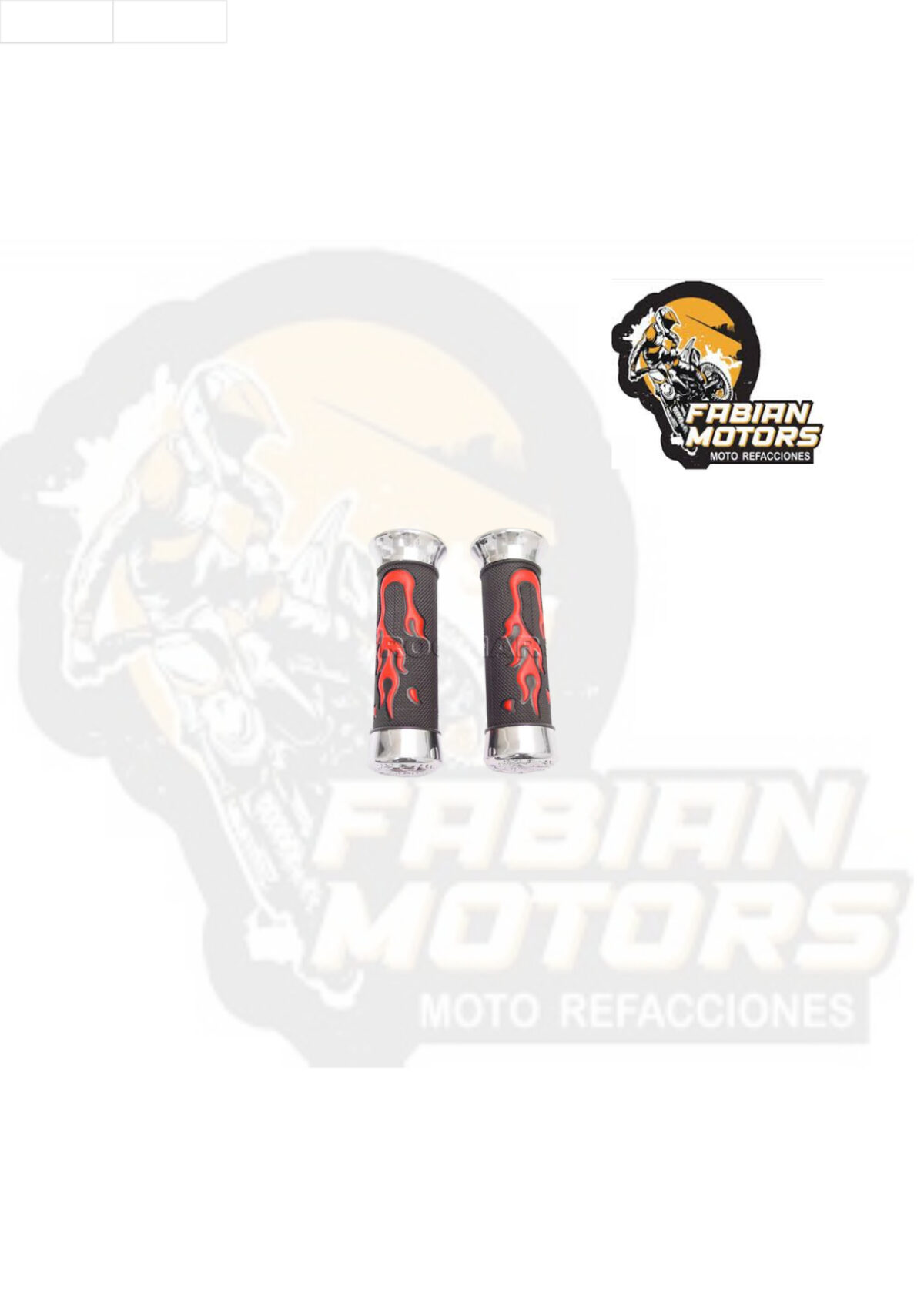 PUÑOS UNIVERSAL CHOOPER AGUILA C/FLAMAS NEGRO/ROJO (JUEGO) TWN