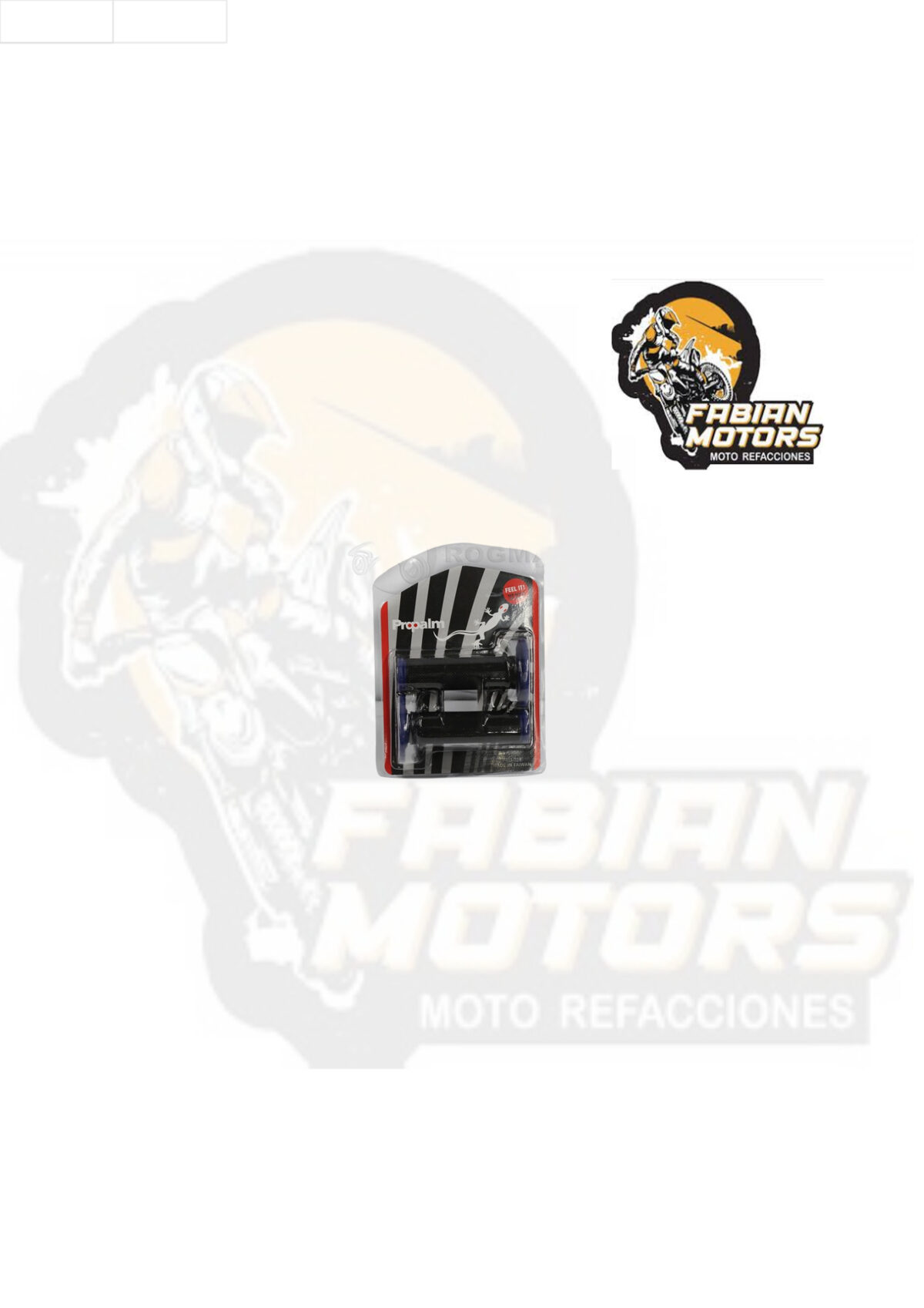 PUÑOS TIPO CROSS NEGRO/AZUL PRO-028 (JUEGO) TWN