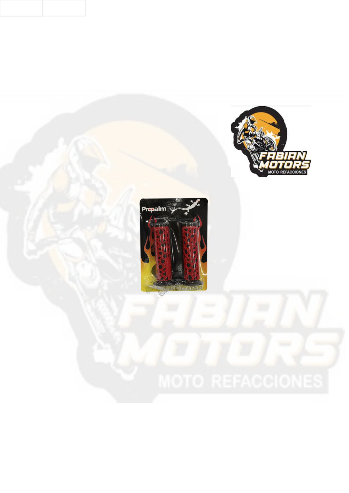 PUÑOS TIPO ATV ROJO/NEGRO PRO-0019 (JUEGO) TWN