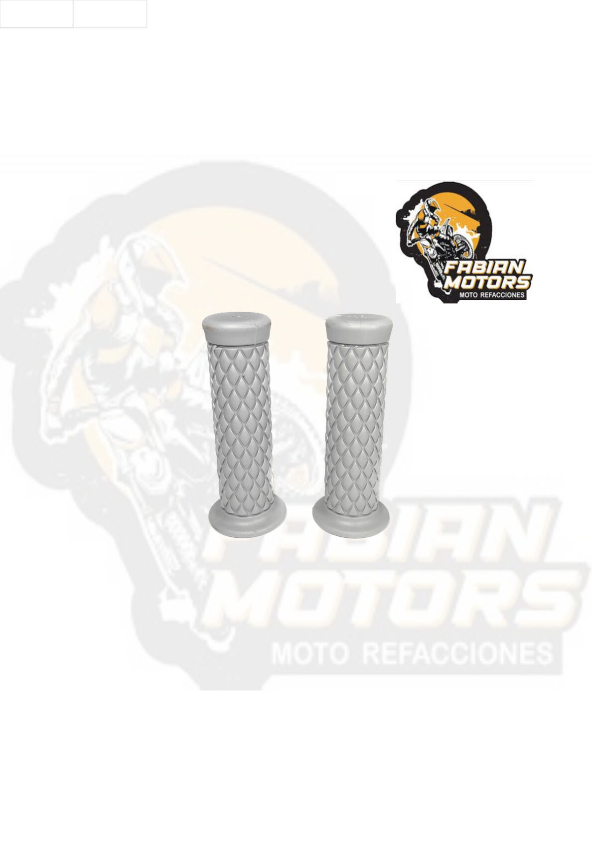 PUÑOS UNIVERSALES GRIS ROMBOS (PAR)