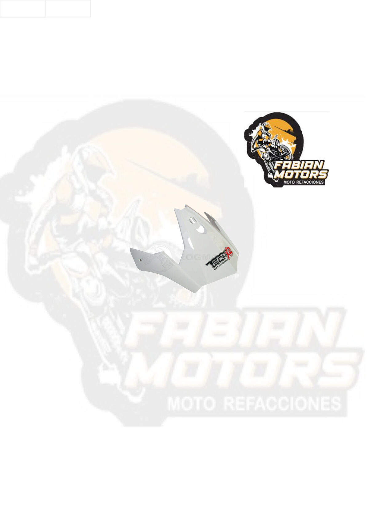 VISERA PARA CASCO Y TORNILLOS TX-726 BLANCA (JUEGO)