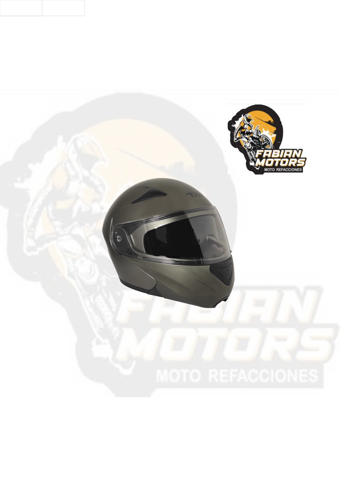 CASCO TECHX2 FORCE TX-901 ABATIBLE TITANIUM C/ LENTE INTERNO TALLA: M (PRECIO POR PIEZA) (DE 1 A 5 PIEZAS) NORMA EUROPEA ECER22-05 Y NORMA AMERICANA DOT