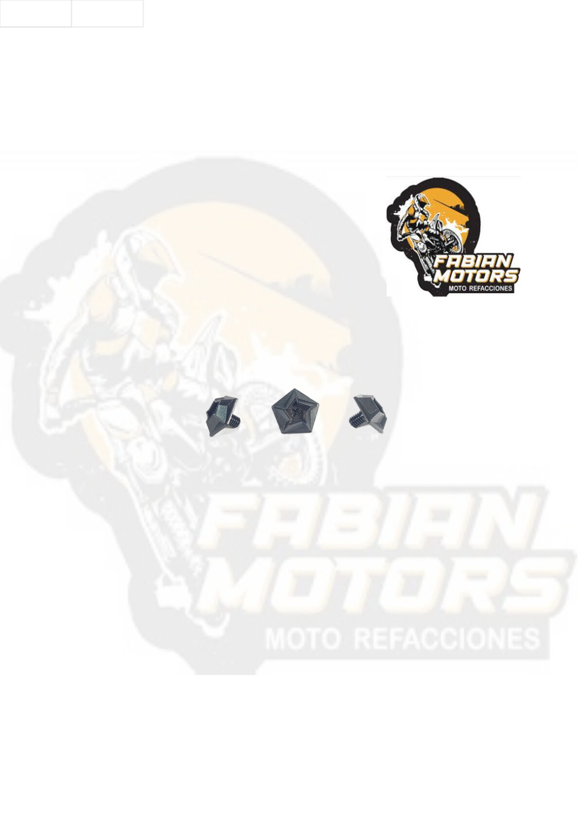 TORNILLOS NEGROS TECHX2 P/ CASCO TX-726X  (JUEGO)