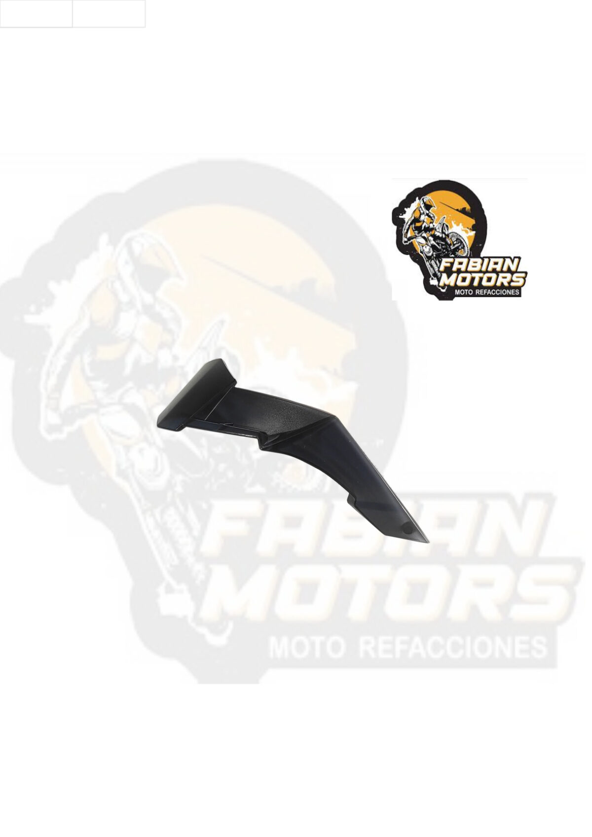 ESPOILER TX2 Z501 NEGRO MATE