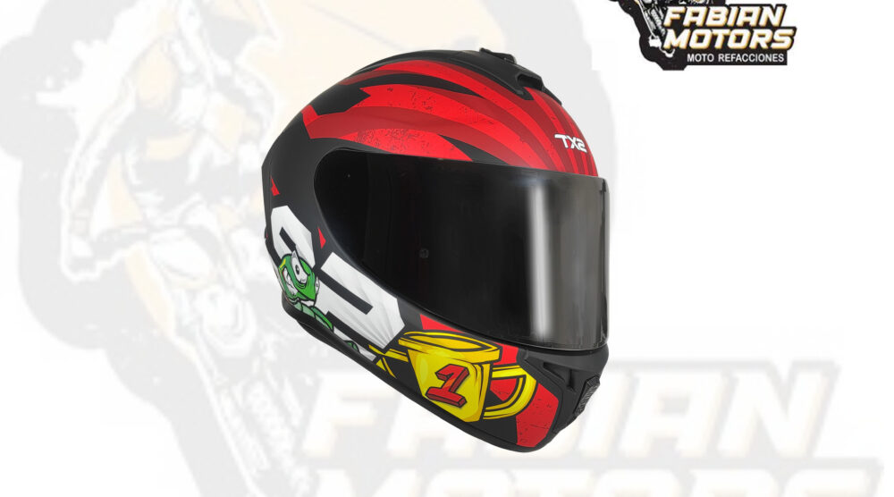 CASCO TECHX2 CERRADO DP815 DRAKEN WINNER A5 NEGRO MATE MICA POLARIZADA TALLA: EG (PRECIO POR PIEZA) (DE 1 A 5 PIEZAS) NORMA EUROPEA ECER22-06 Y NORMA AMERICANA DOT