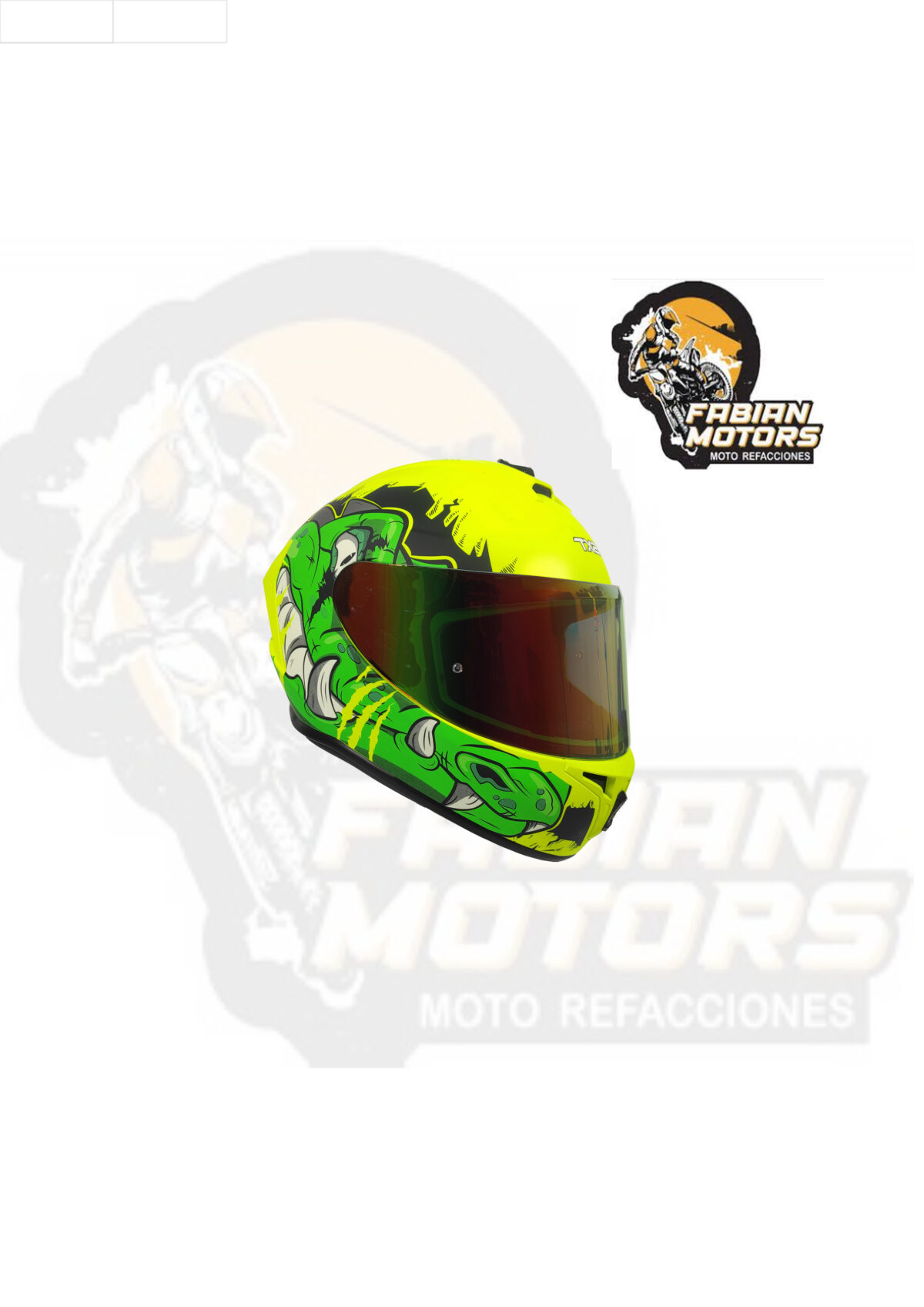 CASCO TECHX2 CERRADO DP815 DRAKEN TROPPER E3 VERDE FLUORESCENTE MATE MICA TORNASOL ROJA TALLA: G (PRECIO POR PIEZA) (DE 1 A 5 PIEZAS)  NORMA EUROPEA ECER22-06 Y NORMA AMERICANA DOT