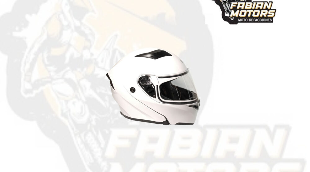 CASCO RMM 169 ABATIBLE BLANCO CON LENTE INTERNO TALLA: 2 EG (PRECIO POR PIEZA) (DE 1 A 5 PIEZAS) NORMA AMERICANA DOT