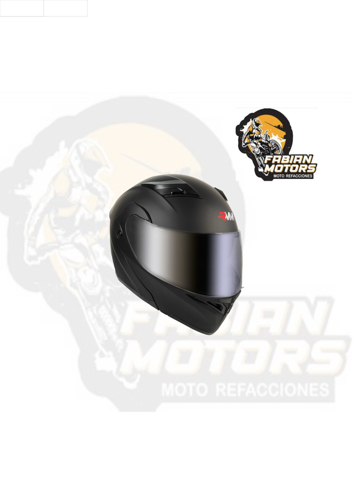 CASCO RMM 169 ABATIBLE NEGRO MATE CON LENTE INTERNO Y MICA POLARIZADA TALLA: G (PRECIO POR PIEZA) (DE 1 A 5 PIEZAS) NORMA AMERICANA DOT