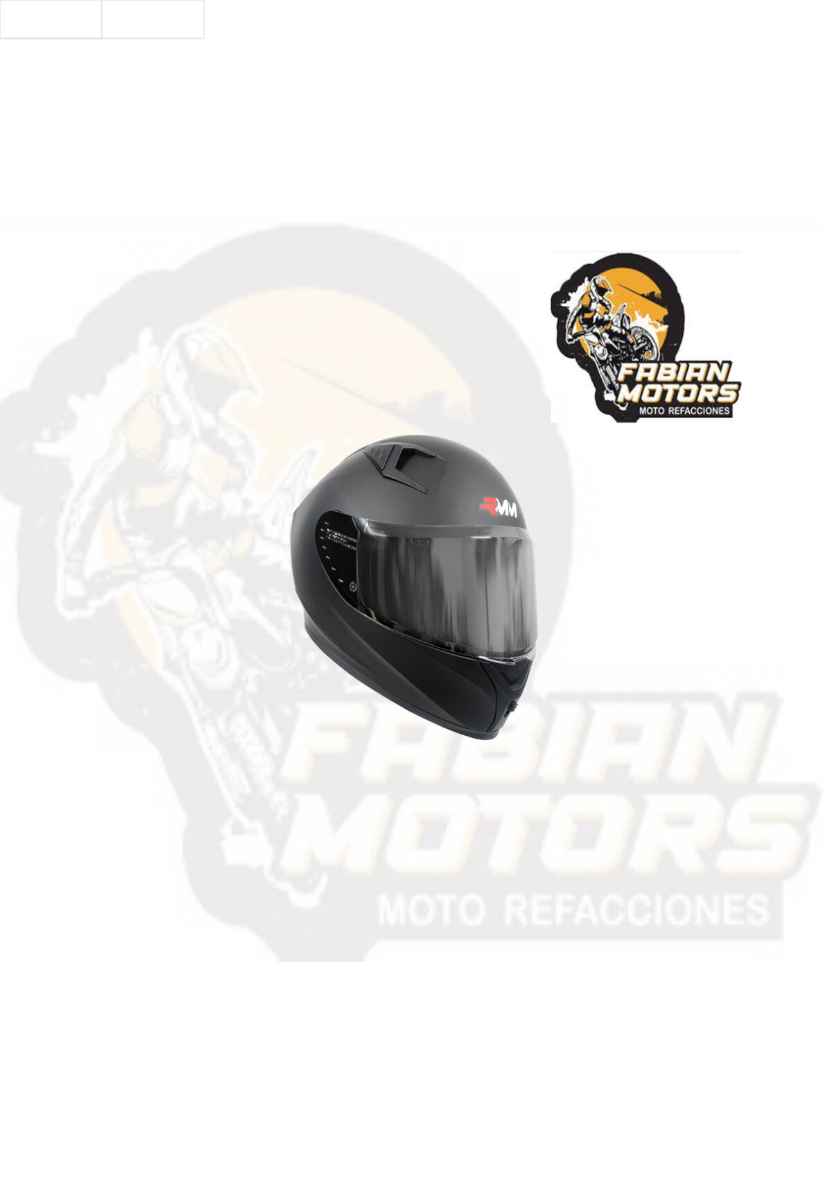 CASCO RMM CERRADO NEGRO MATE MICA POLARIZADA C/ ESPOILER Z501 TALLA: 2 EG NORMA EUROPEA ECER22-05 Y NORMA AMERICANA DOT