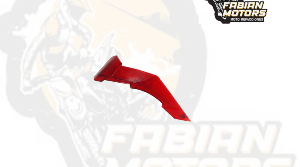 140-200087 ESPOILER Z501 ROJO MATE