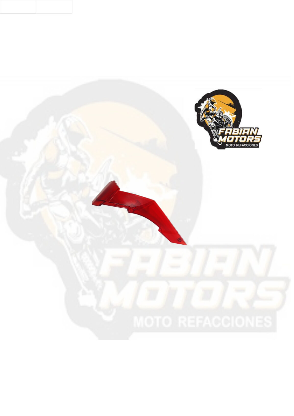 ESPOILER Z501 ROJO MATE