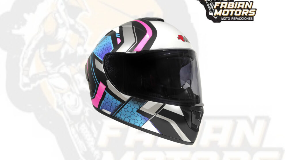 CASCO RMM CERRADO HF701 SPACE MICA NEGRA Y LENTE INTERNO TALLA: EG (PRECIO POR PIEZA) (DE 1 A 5 PIEZAS) NORMA AMERICANA DOT