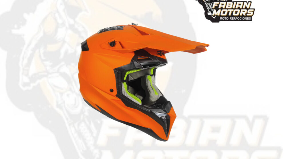CASCO RMM 189 CROSS NARANJA MATE TALLA: M (PRECIO POR PIEZA) (DE 1 A 5 PIEZAS) NORMA AMERICANA DOT