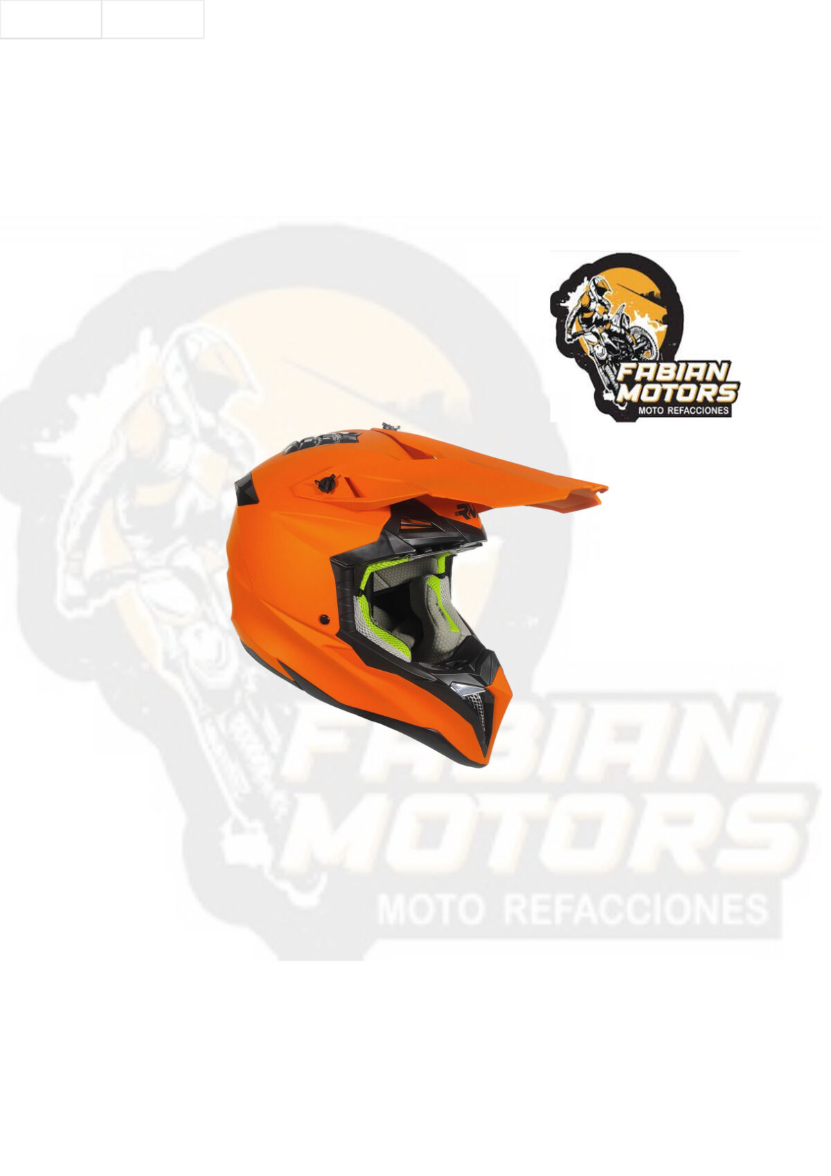 CASCO RMM 189 CROSS NARANJA MATE TALLA: M (PRECIO POR PIEZA) (DE 1 A 5 PIEZAS) NORMA AMERICANA DOT