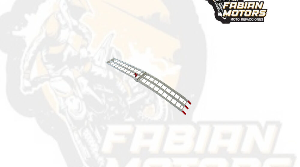 142-000049 RAMPA ALUMINIO ESCALERA CARGA MAX. 750LB, RAMPA ABIERTA: 226X29.5X5CM, CERRADA: 116X29.5X5CM (PIEZA)