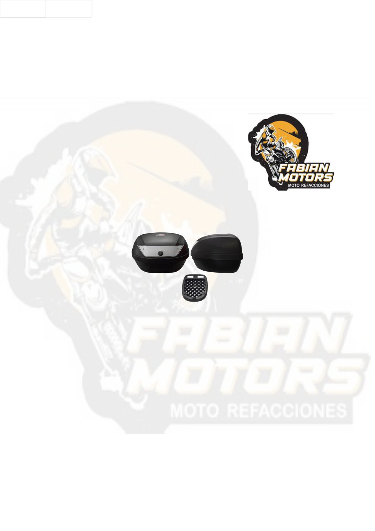CAJUELA TECHX2 888 NEGRA C/ REFLEJANTE BLANCO 51LTS