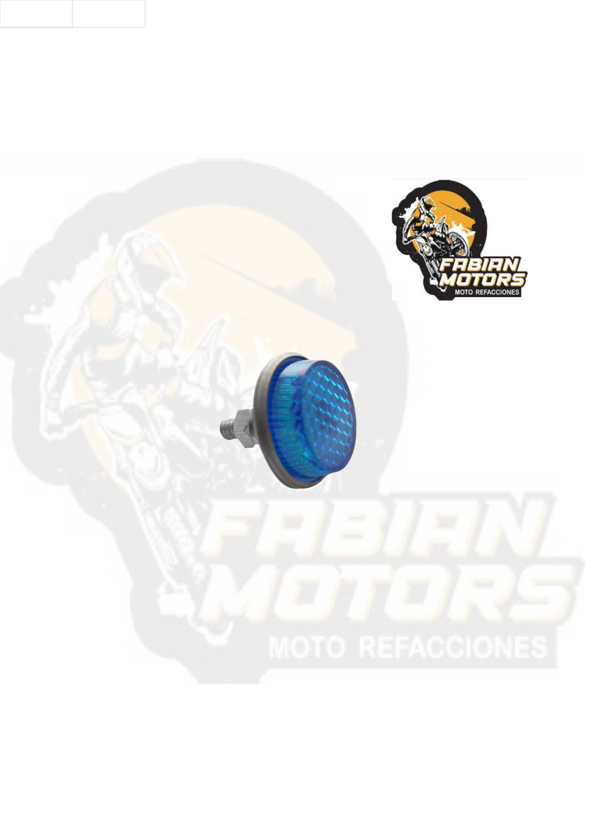 TORNILLO PORTA PLACA AZUL (REDONDO) (PIEZA) TWN