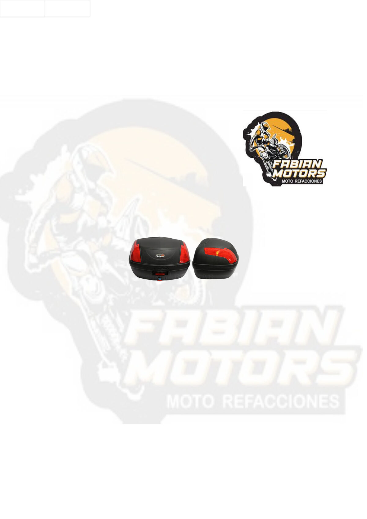 CAJUELA TECHX2 889 NEGRA C/ REFLEJANTE ROJO 45L