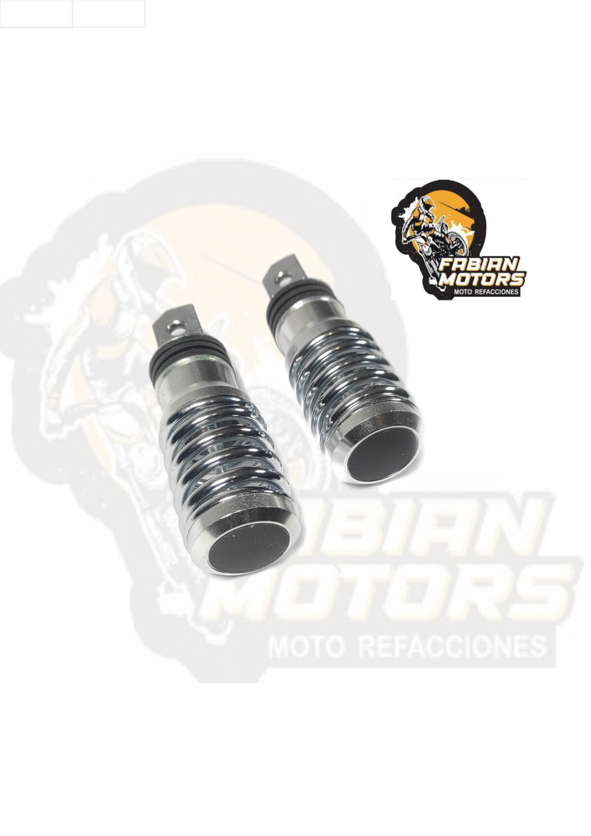 POSAPIES ALUMINIO PLATA TECHX2 UNIVERSALES (JUEGO)