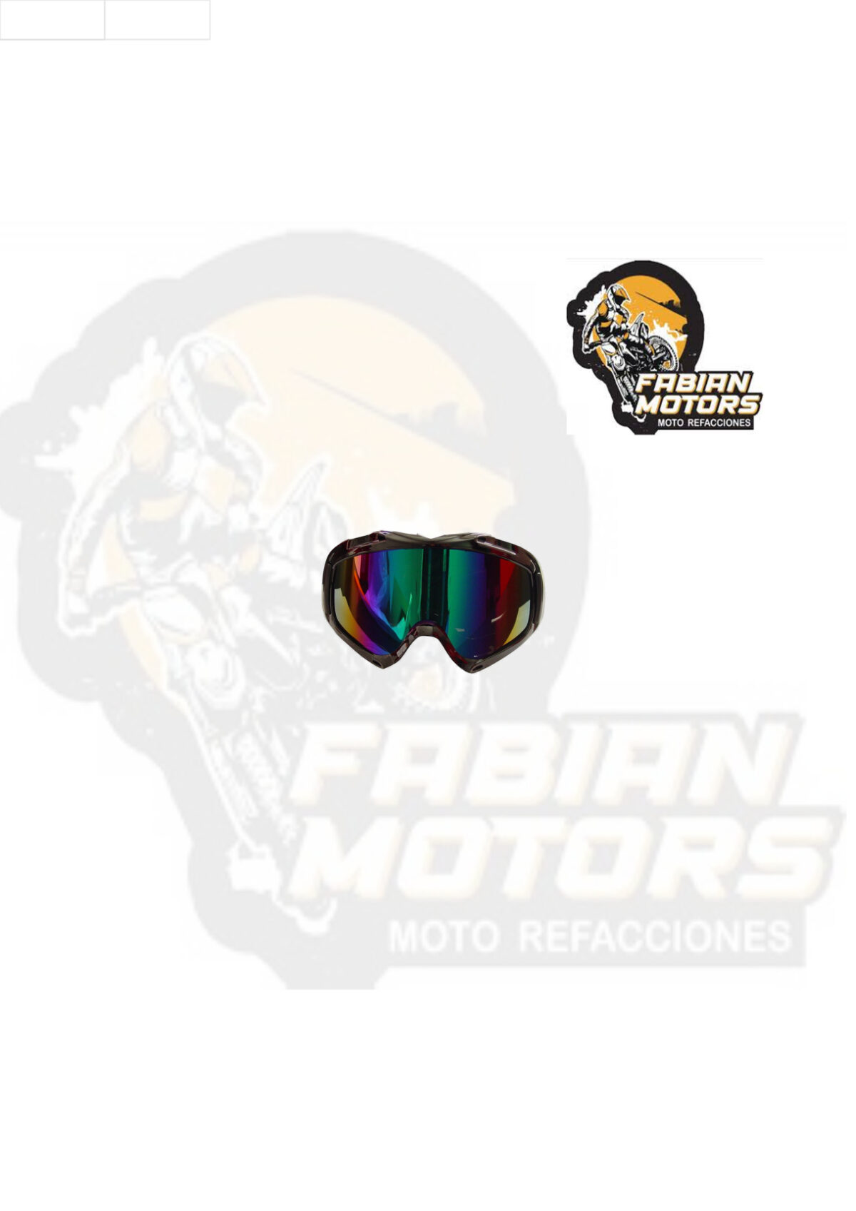 GAFAS PROTECTORAS PARA MOTOCICLISTA (GOGGLE) TECHX2 NEGRO C/ MICA TORNASOL SG652
