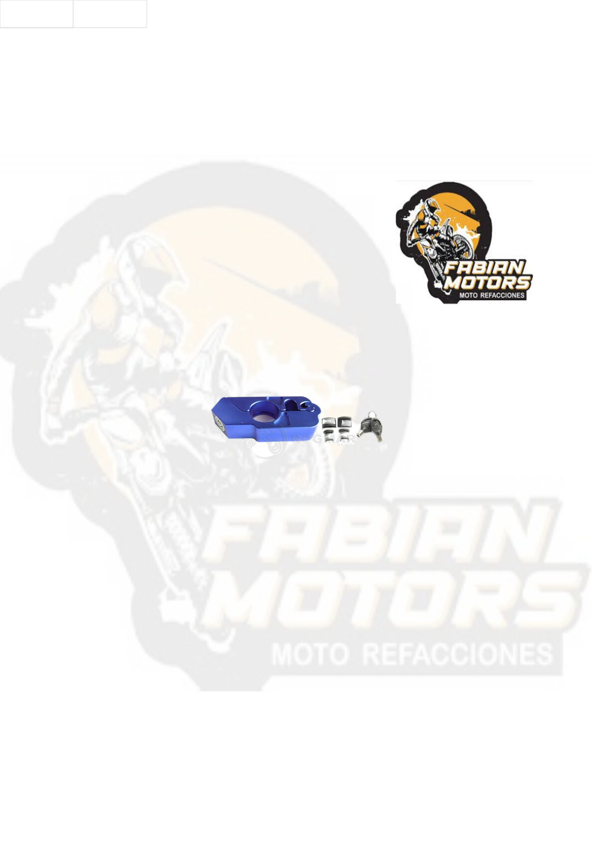 CANDADO SUNGO INMOVILIZADOR MANUBRIO AZUL