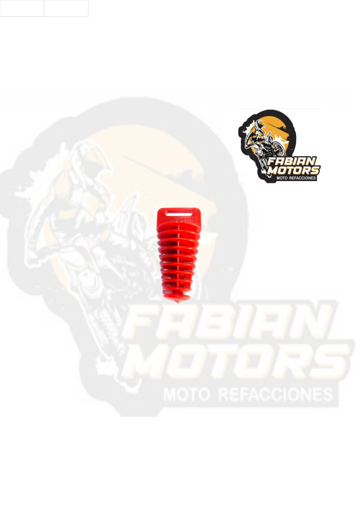 TAPON DE ESCAPE ROJO