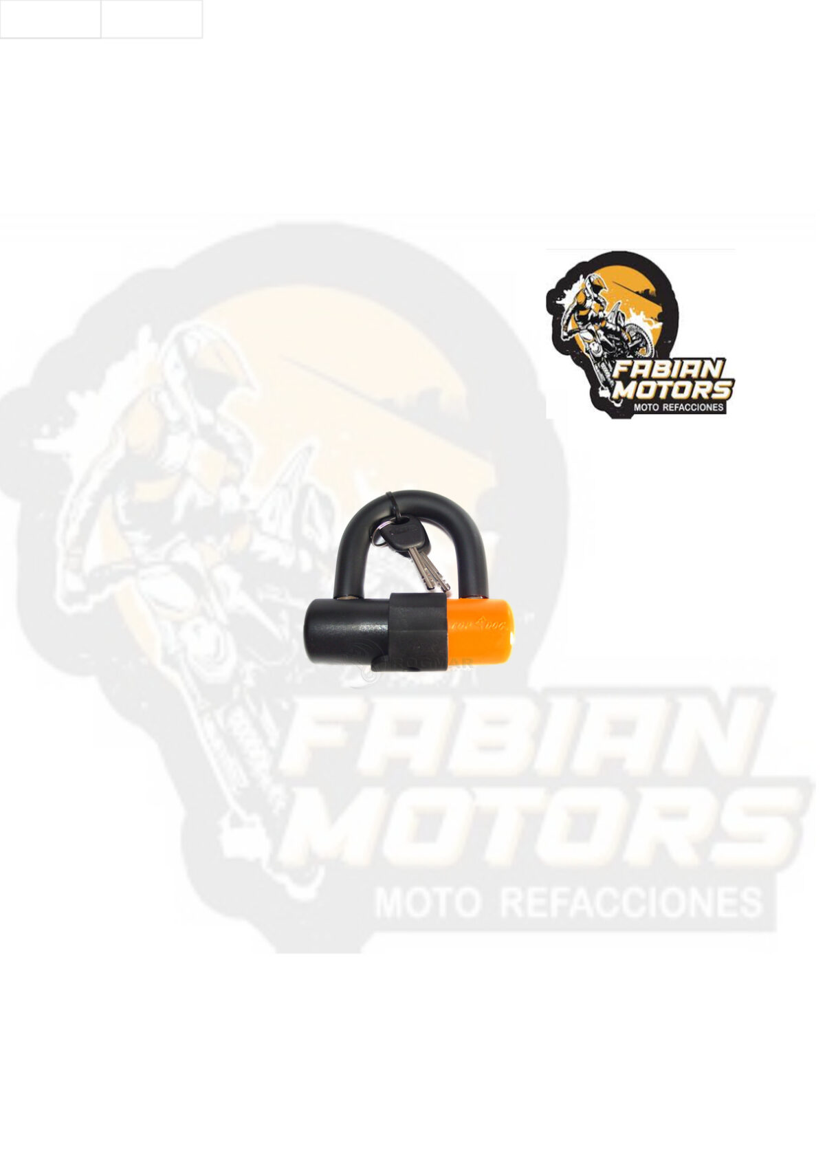 CANDADO NARANJA/NEGRO 001 55MM DIAMETRO X 17MM GROSOR