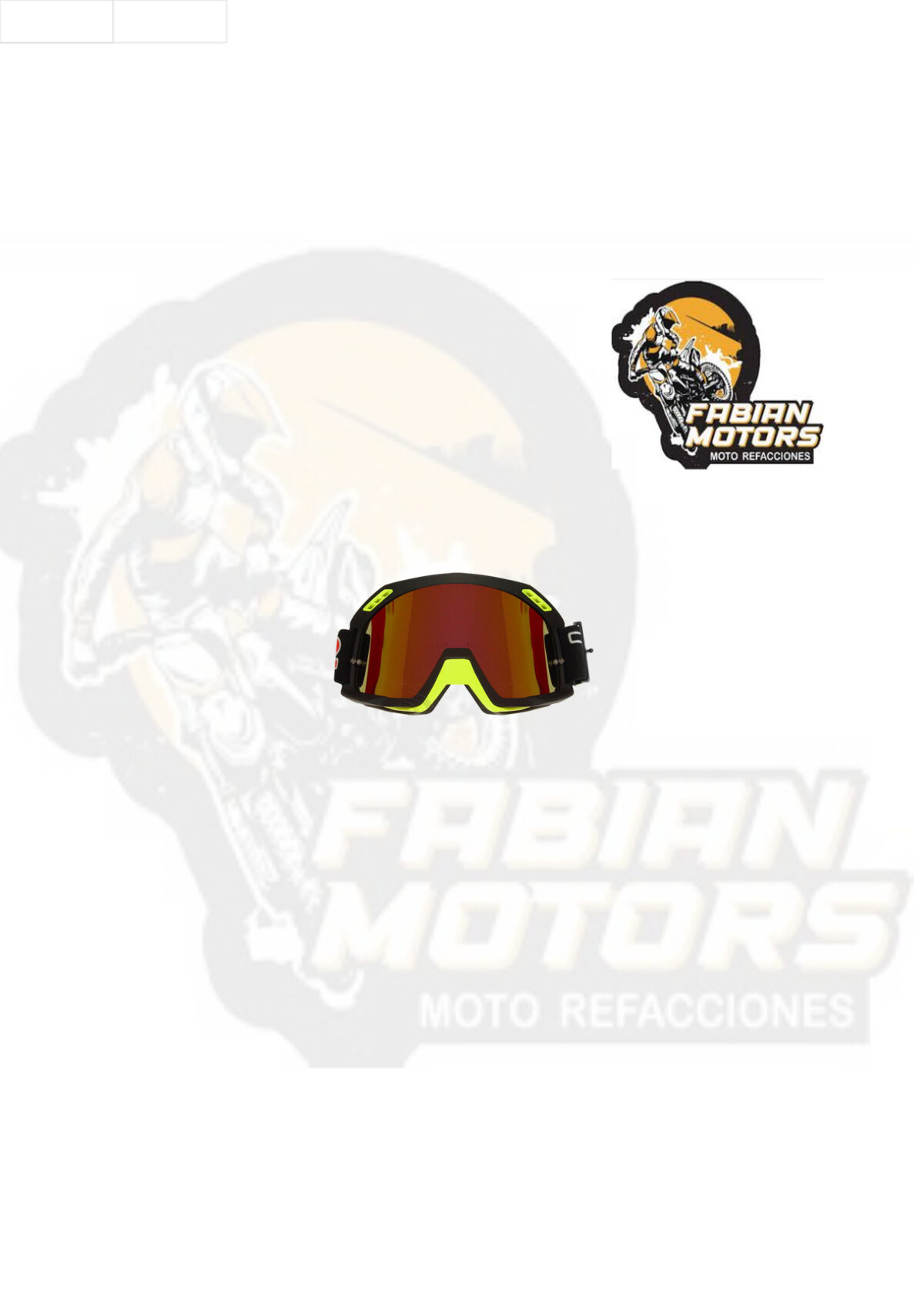 GAFAS PROTECTORAS PARA MOTOCICLISTA (GOGGLE) TECHX2 NEGRO C/ MICA TORNASOL SG-10