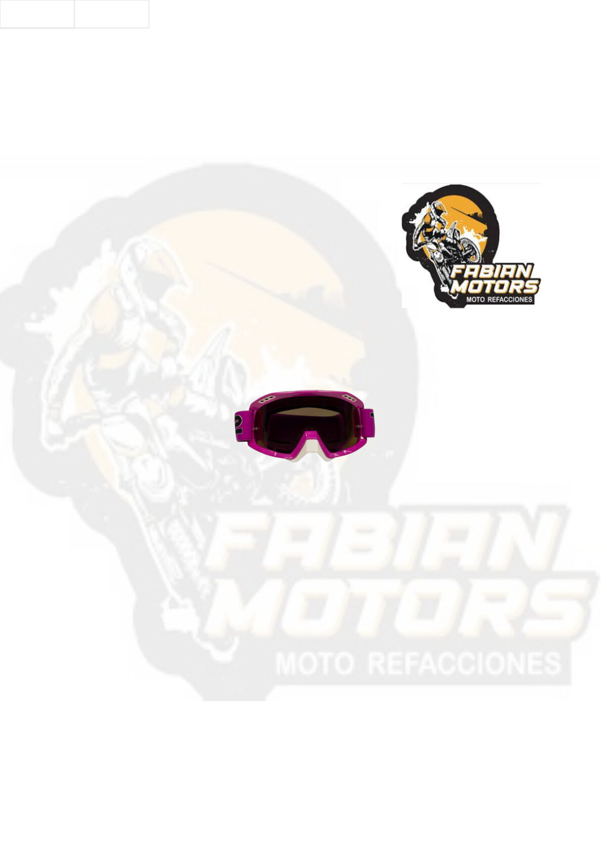 GAFAS PROTECTORAS PARA MOTOCICLISTA (GOGGLE) TECHX2 ROSA C/ MICA TORNASOL CG10