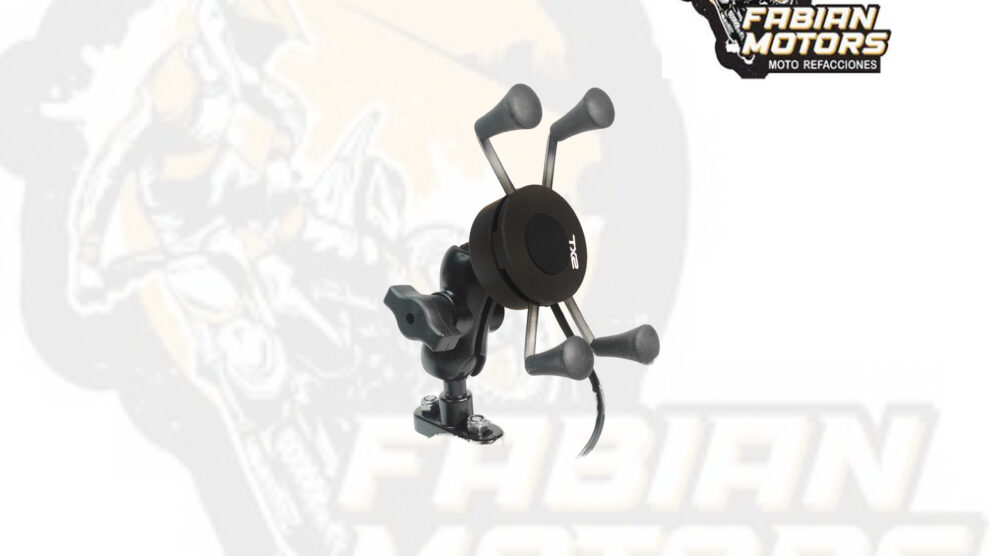 CARGADOR PARA CELULAR TECHX2 CON SOPORTE NEGRO SCG-07 VOLTAJE DE ENTRADA: 12-24V, VOLTAJE DE SALIDA: 5V 2.1A