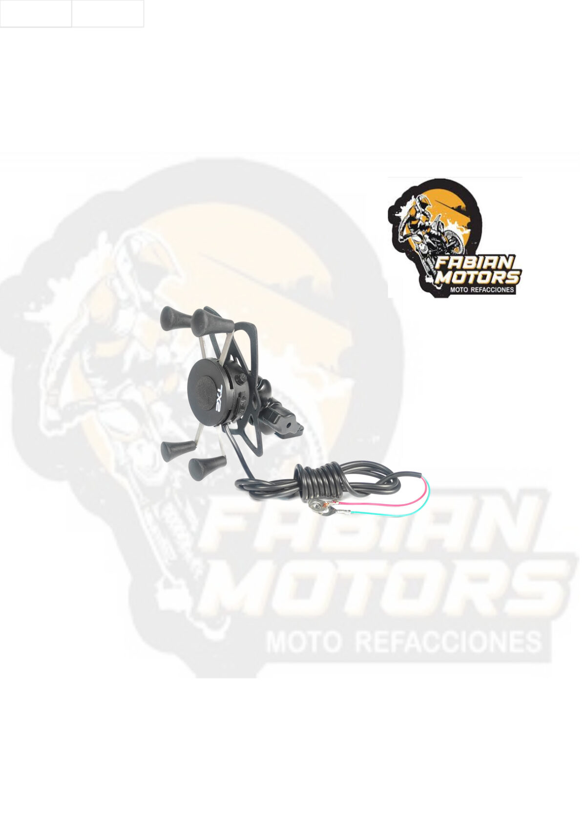 CARGADOR PARA CELULAR TECHX2 CON SOPORTE NEGRO SCG-09 VOLTAJE DE ENTRADA: 12-24V, VOLTAJE DE SALIDA: 5V 2.1A