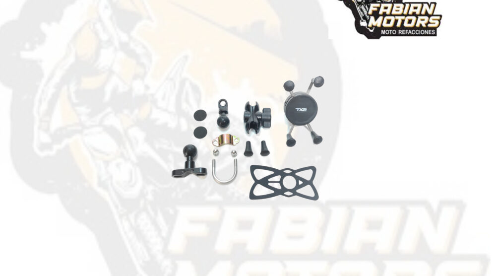 SOPORTE PARA CELULAR TECHX2 NEGRO SCG-17 (JUEGO)