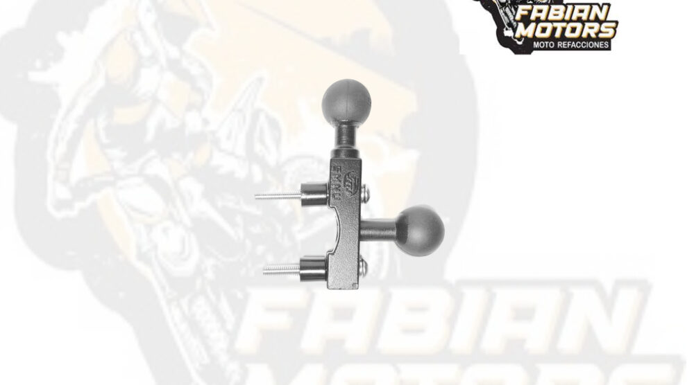 SOPORTE MANUBRIO PARA CAMARAS DEPORTIVAS Y PORTA CELULARES BOLA DOBLE SG030-1