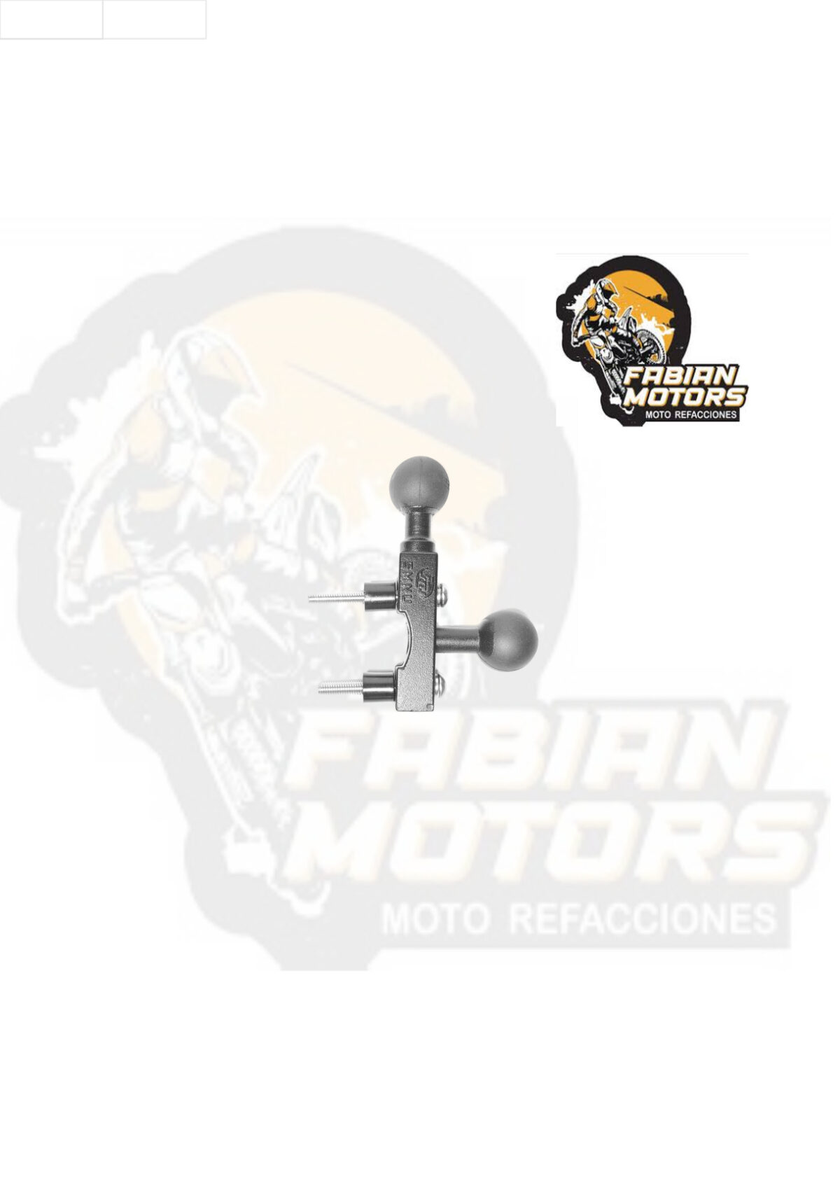 SOPORTE MANUBRIO PARA CAMARAS DEPORTIVAS Y PORTA CELULARES BOLA DOBLE SG030-1