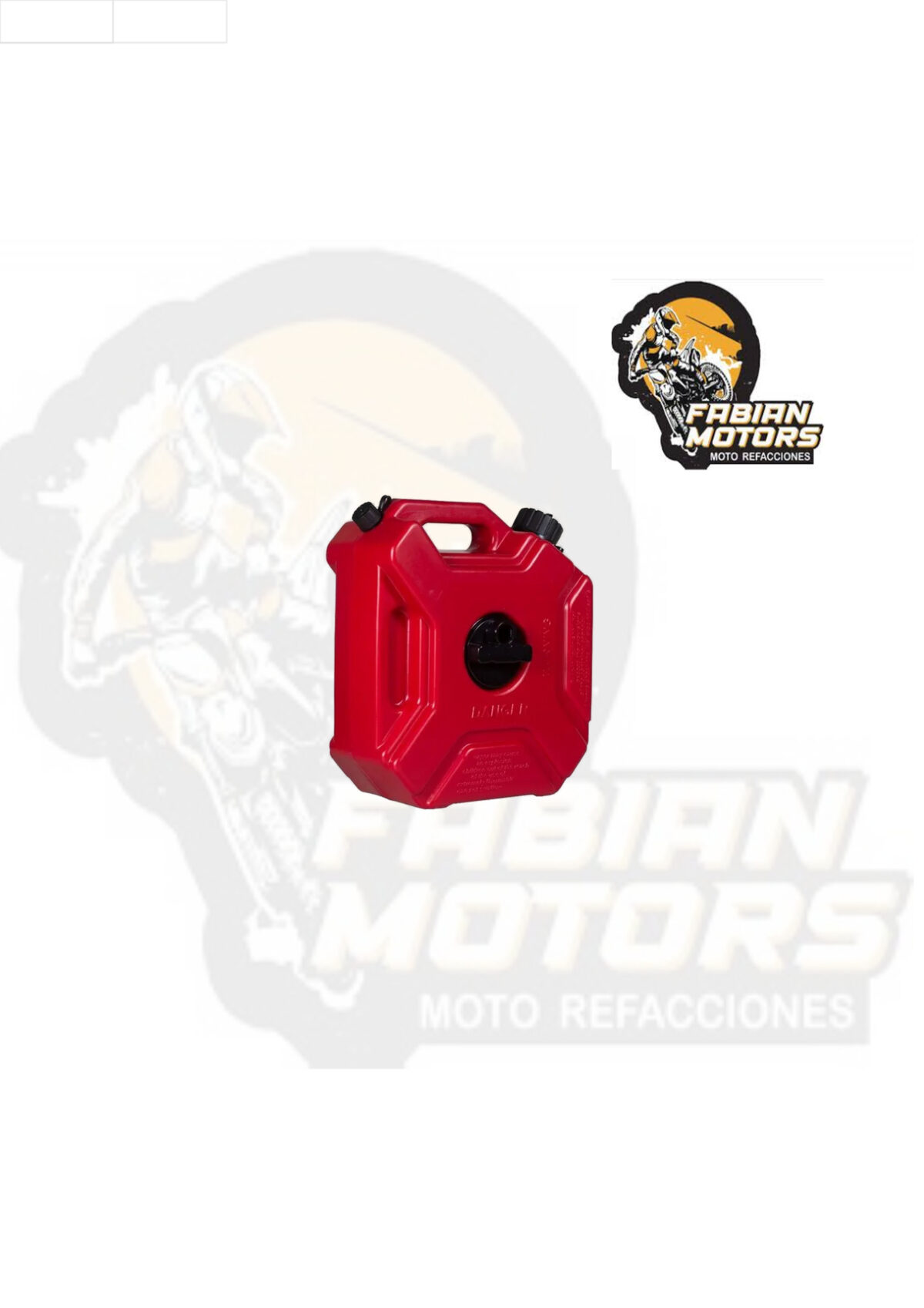 BIDON DE GASOLINA ROJO 3L CON BASE SUJETADORA (JUEGO)
