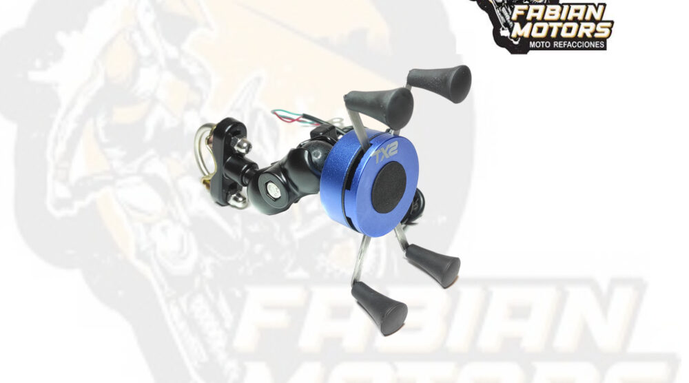 CARGADOR PARA CELULAR TECHX2 CON SOPORTE SGC 06-AZUL VOLTAJE DE ENTRADA: 12-24V, VOLTAJE DE SALIDA: 5V 2.1A